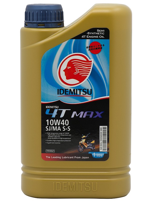 IDEMITSU 4T Max SJ/MA 10W-40